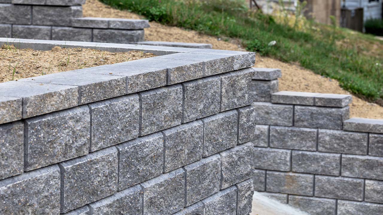 Driveway retaining wall Pittsburgh